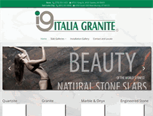 Tablet Screenshot of italiagranite.com